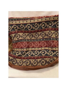 Vintage Old Cotton Carpetbagger Bag. Stunning In Good Condition.